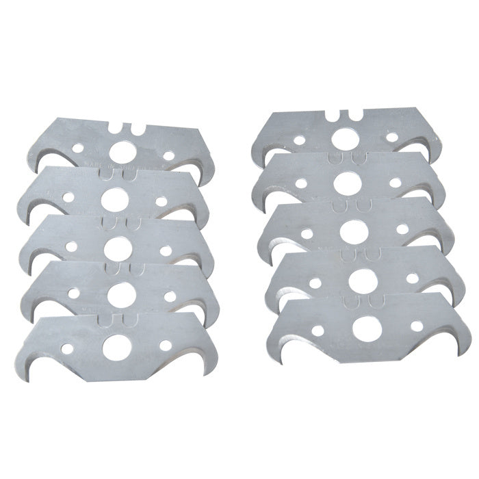 CRL Heavy-Duty Plastic Cutting Hook End Utility Blade - 10/Pk