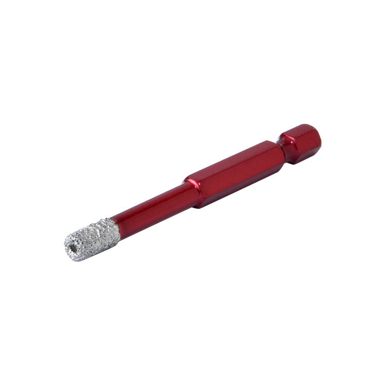 CRL 1/4" Vacuum Brazed Dry Core Drill Bit- Quick Change Shank