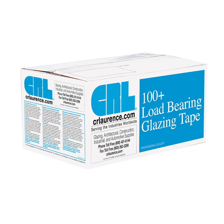 CRL Black 1/8" x 3/8" 100+ Load Bearing Butyl Architectural Glazing Tape