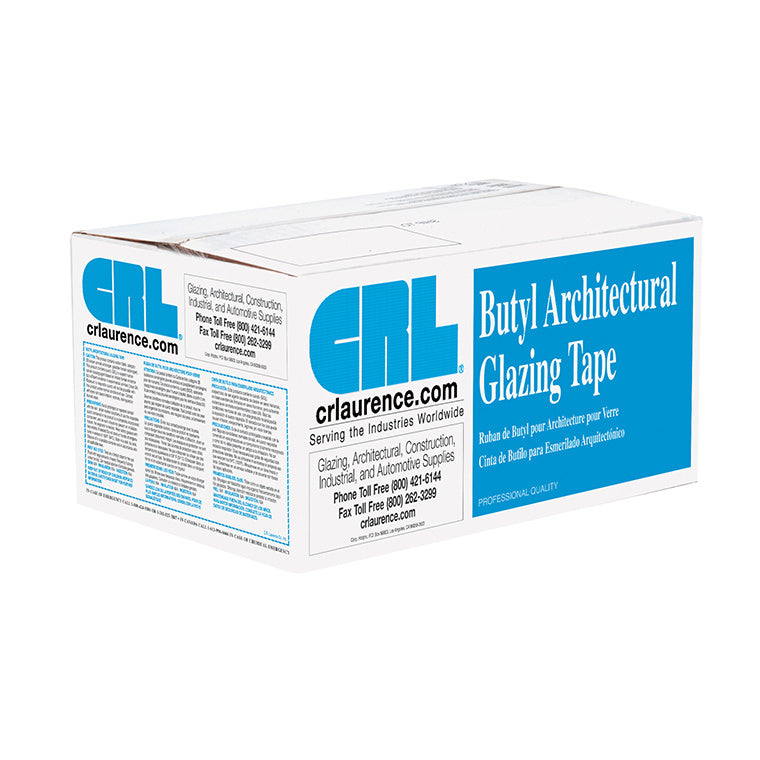 CRL Gray 1/8" x 3/8" Butyl Architectural Glazing Tape (12 Pack)