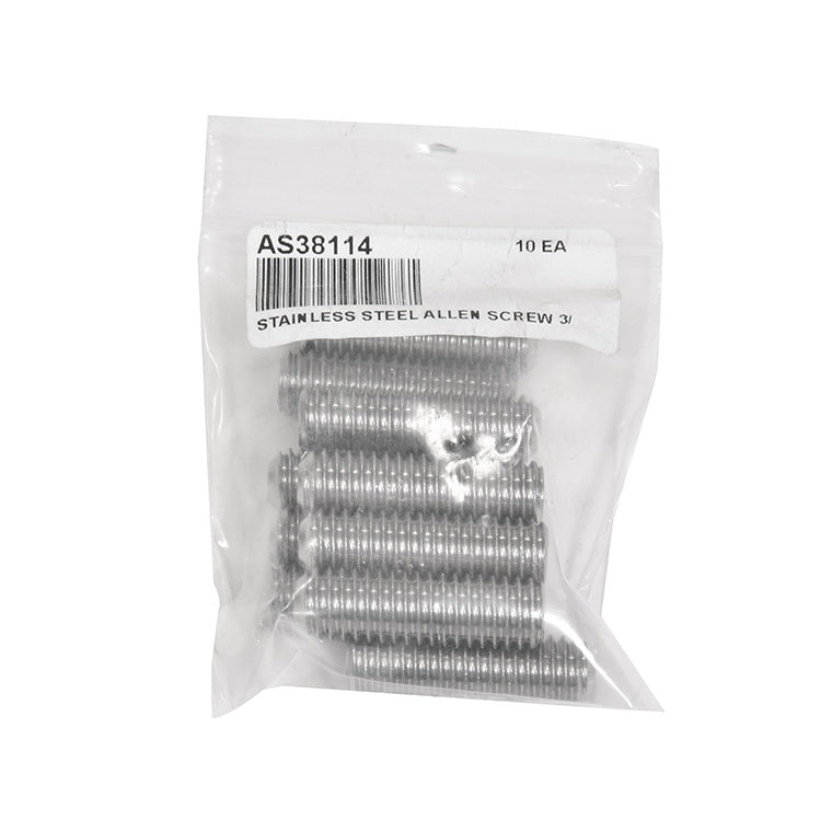 CRL Stainless Steel 3/8"-16 x 1-1/4" Long Allen Screw