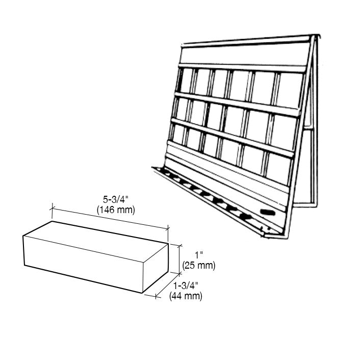 CRL Base Plate Pad- 5-3/4"