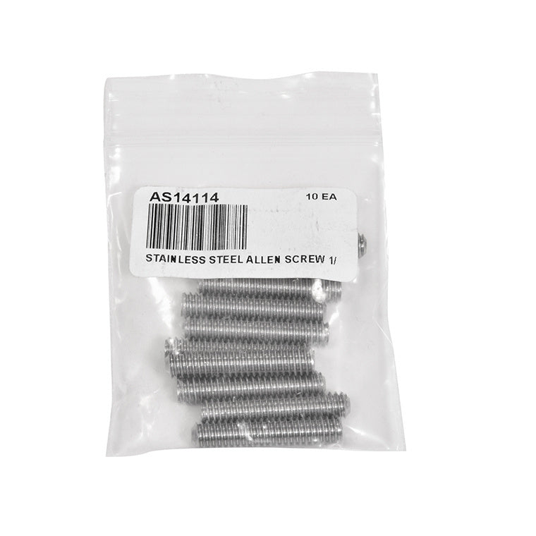 CRL Stainless 1-1/4" Long 1/4-20 Allen Screw for 3/4" and 1" Standoffs