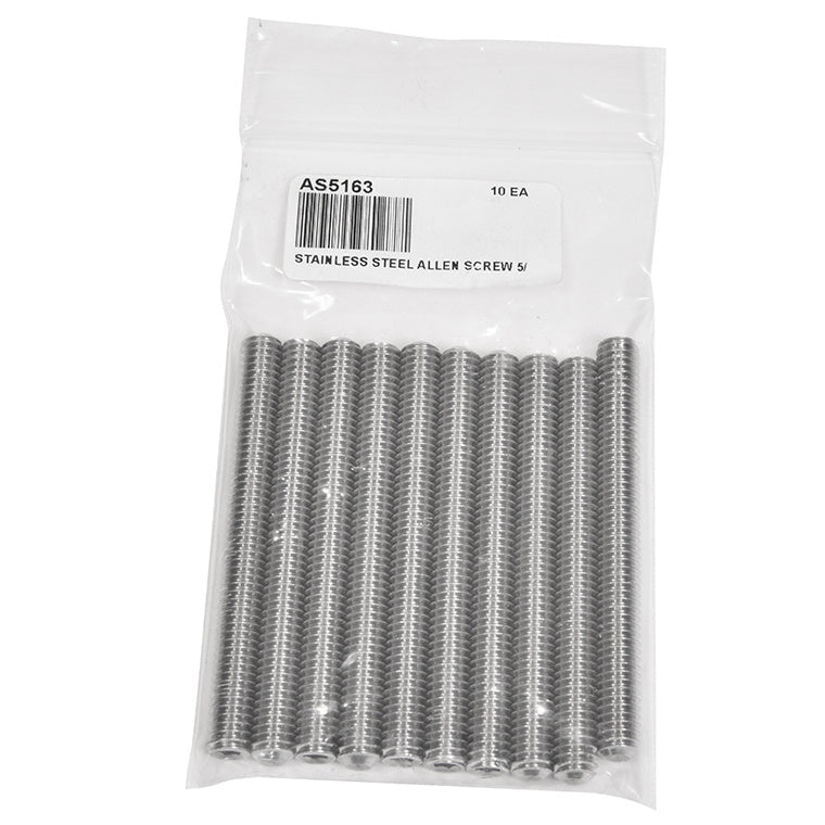 CRL Stainless Steel 5/16-18 x 3" Long Allen Screw