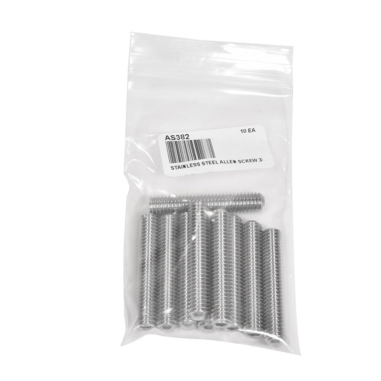CRL Stainless Steel 3/8"-16 x 2" Long Allen Screw