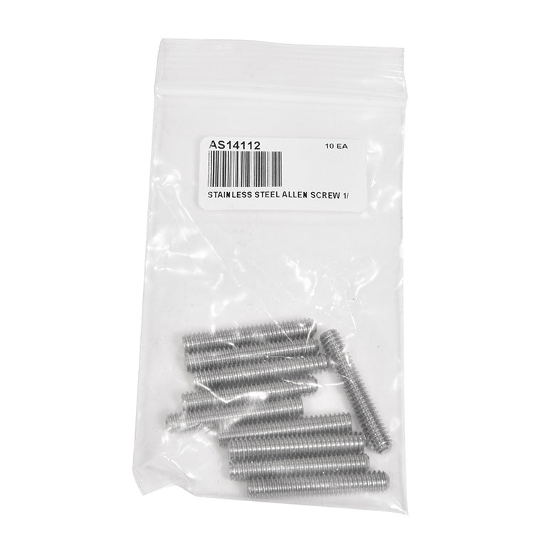 CRL Stainless 1-1/2" Long 1/4-20 Allen Screw for 3/4" and 1" Standoffs