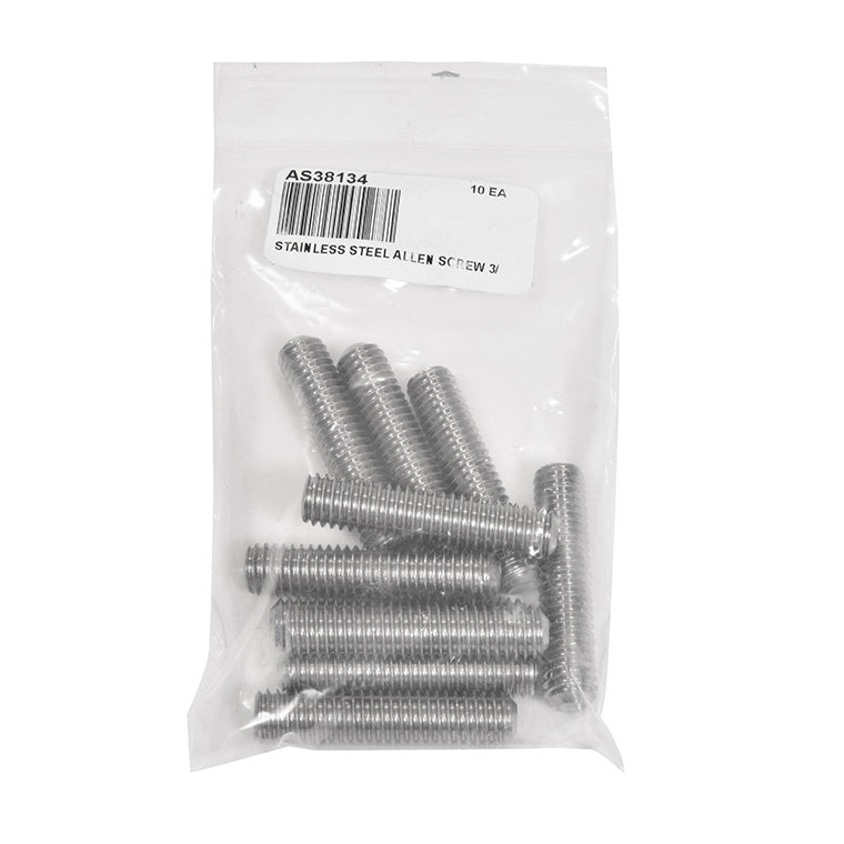 CRL Stainless Steel 3/8"-16 x 1-3/4" Long Allen Screw