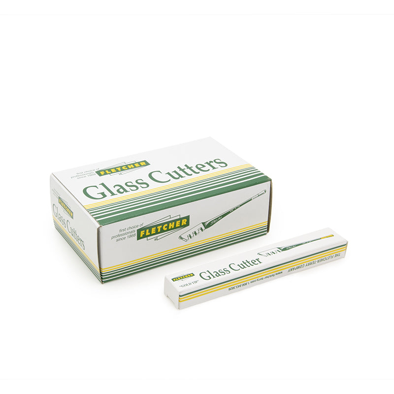 FHC Fletcher-Terry Gold-Tip Glass Cutter - Straight End - 12/BX