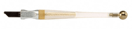 CRL Fletcher® Gold-Tip® Designer II Narrow Head Glass Cutter with Clear Plastic Contour Grip Handle