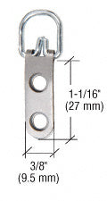 CRL Wire 2-Hole Strap Eyelet Swivel Type Hanger