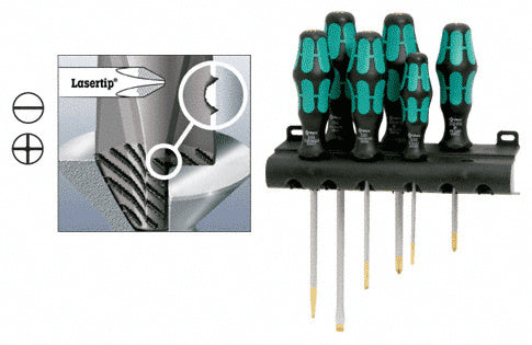 CRL Wera Lasertip® 6-Piece Screwdriver Set *DISCONTINUED*