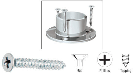 CRL 10 x 1-1/2" Flat Head Phillips Screws