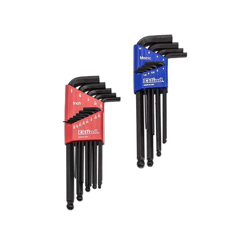 FHC Allen Key With Ball End Combo Set - Metric And SAE