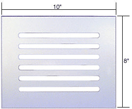 CRL Flat Acrylic 10" x 8" Mirror Grille