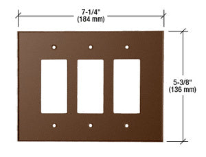 CRL Triple Designer Acrylic Mirror Plate