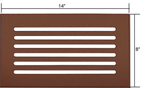 CRL Acrylic 14" x 8" Mirror Grille