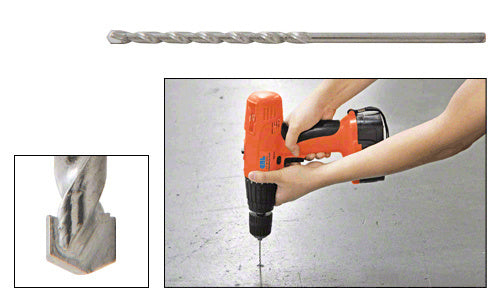 CRL 3/16" x 3-7/8" Heavy-Duty Masonry Drill Bit