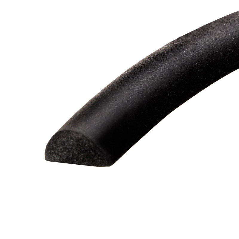 FHC 1/2" Half Round Foam Weatherstrip - 50' Per Roll