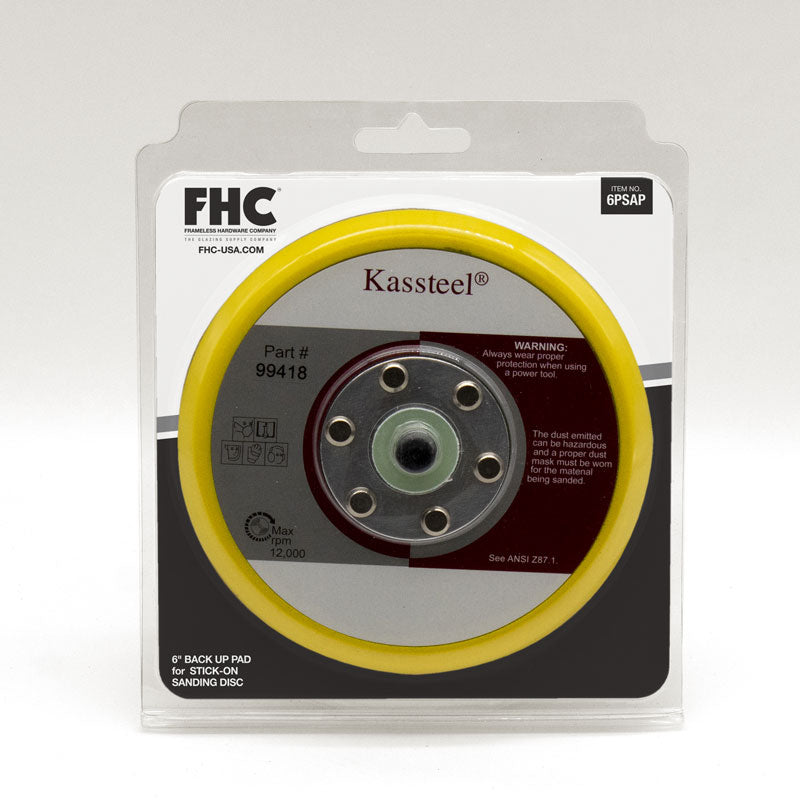 FHC 6" Back-Up Pad For Stick-On Sanding Discs