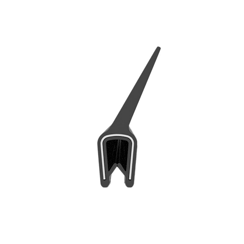 FHC Push-On Vertical Trim Seal 82' Roll - Black