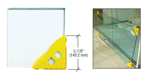 CRL 5/8" Yellow Armored Corner Protector *DISCONTINUED*