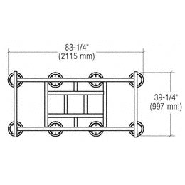 CRL Wood's Interchangeable Pad Frame for MRPT89DC and MRPT89AC Lifters *DISCONTINUED*