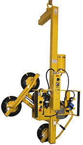 CRL Wood's Powr-Grip® DC Powered C-Frame Manual Tilting 4-Cup Vacuum Lifter 500 Series *DISCONTINUED*
