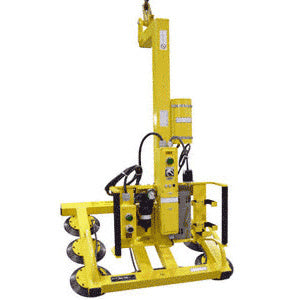 CRL Wood's Powr-Grip® Air Powered C-Frame Manual Tilting 6-Cup Vacuum Lifter 750 Series *DISCONTINUED*