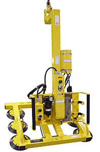 CRL Wood's Powr-Grip® DC Powered C-Frame Manual Tilting 6-Cup Vacuum Lifter 750 Series *DISCONTINUED*