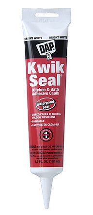 CRL White DAP® Kwik-Seal Kitchen and Bath Adhesive Caulk