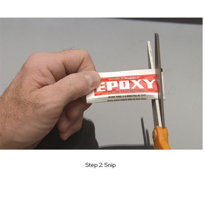 CRL Double/Bubble® Extra Fast Setting Epoxy - 3.5 grams (.12 oz.)