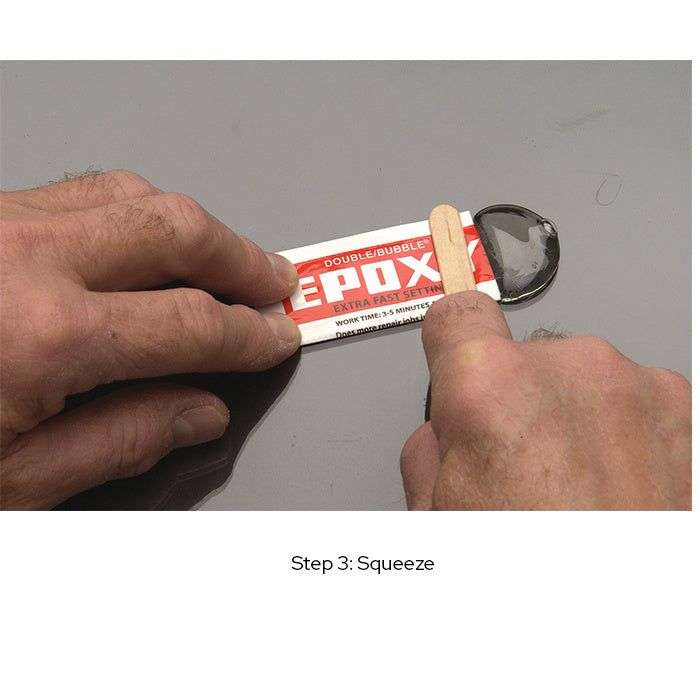 CRL Double/Bubble® Extra Fast Setting Epoxy - 3.5 grams (.12 oz.)