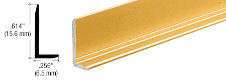 CRL 1/4" Aluminum L-Bar Extrusion