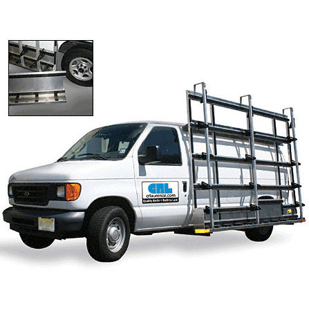 CRL Aluminum Van Glass Rack With Wheel Skirt *DISCONTINUED*