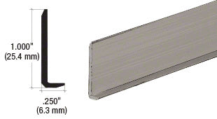 CRL Aluminum 1/4" L-Bar Extrusion