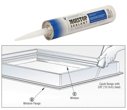 CRL White Fortifiber Moistop® Sealant