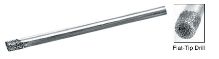 CRL 2.25mm Miniature Plated Diamond Flat-Tip Drill