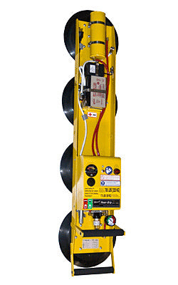 CRL Wood's Pad Channel With Four 10" Diameter Concave Vacuum Pads - For Rough Materials *DISCONTINUED*