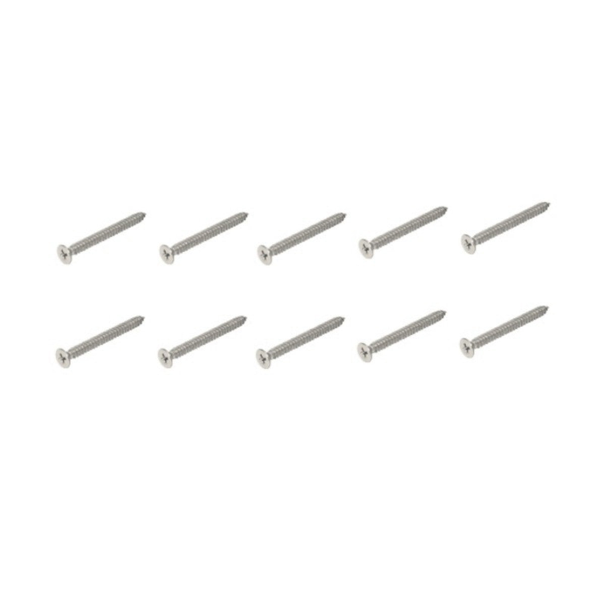 Wall Mount Backplate Screws 10-Pk Phillips Head #10 X 2" Long