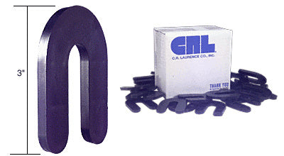 CRL 1/8" x 3" Plastic Horseshoe Shims