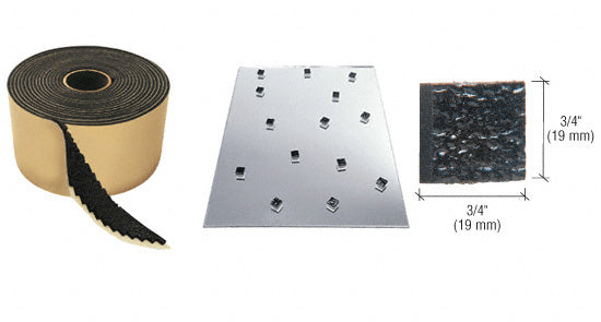 CRL 3/4" x 3/4" Pebbled Non-Adhesive Shipping Pads *DISCONTINUED*