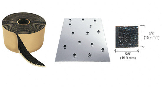 CRL 5/8" x 5/8" Pebbled Non-Adhesive Shipping Pads *DISCONTINUED*