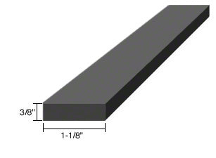 CRL 3/8" x 1-1/8" x 4" Silicone Rubber Setting Blocks
