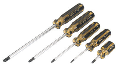 CRL Stanley® 5-Piece Phillips Screwdriver Set *DISCONTINUED*
