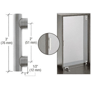 CRL UV Bond Brushed Stainless Steel Handle