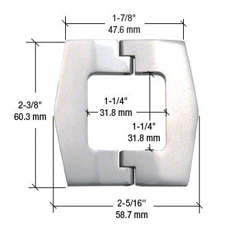 CRL Left Hand UV Open Angle Hinge