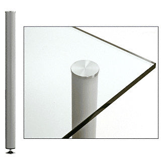 CRL Silver UV Bond 2" Furniture Leg - 17" Long