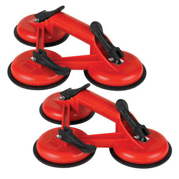 CRL Plastic Triple-Pad Vacuum Lifter Set