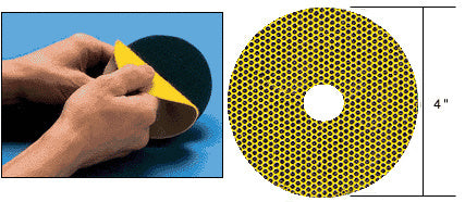 CRL 3M® 4" 400X Grit QRS Mount Flexible Diamond Disc