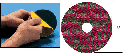 CRL 3M® 5" 220 Grit QRS Mount Flexible Diamond Disc